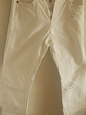 Levi's Premium Denim Jeans For Women Color : White Siz 0